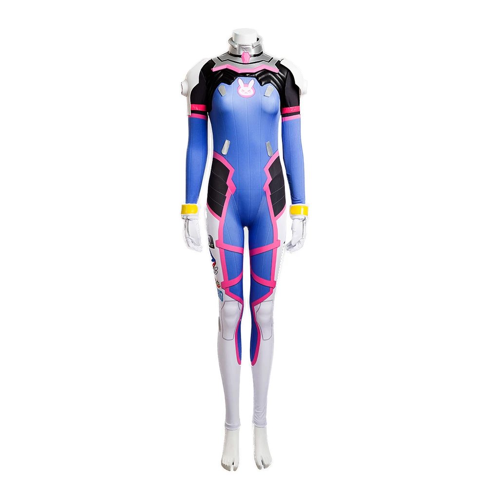 Deluxe Overwatch D.VA Jumpsuit Cosplay Costume 3 Deluxe Overwatch D.VA Jumpsuit Cosplay Costume
