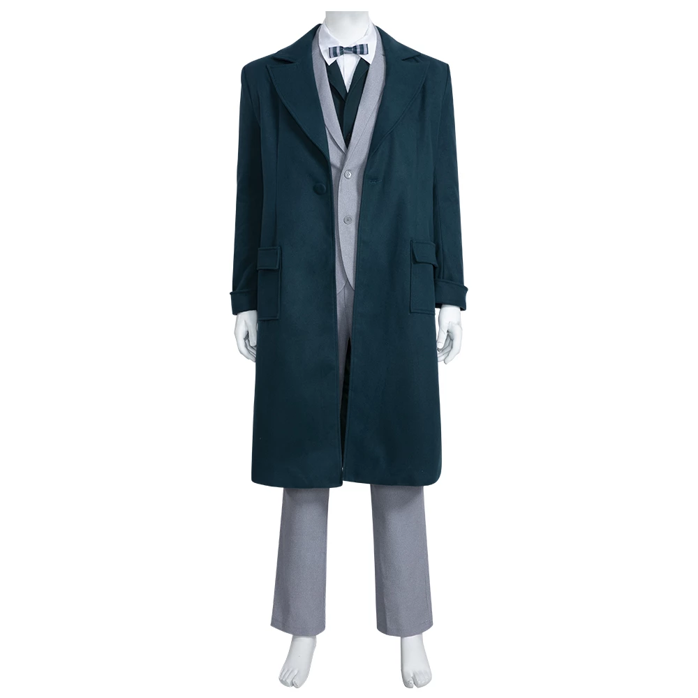 Fantastic Beasts: The Crimes Of Grindelwald Newt Scamande Cosplay Costume 3 Fantastic Beasts: The Crimes Of Grindelwald Newt Scamande Cosplay Costume