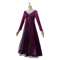 Frozen 2 Elsa Purple Dress Cosplay Costume Version 2 -Game Costumes Sales COS 001 02 172