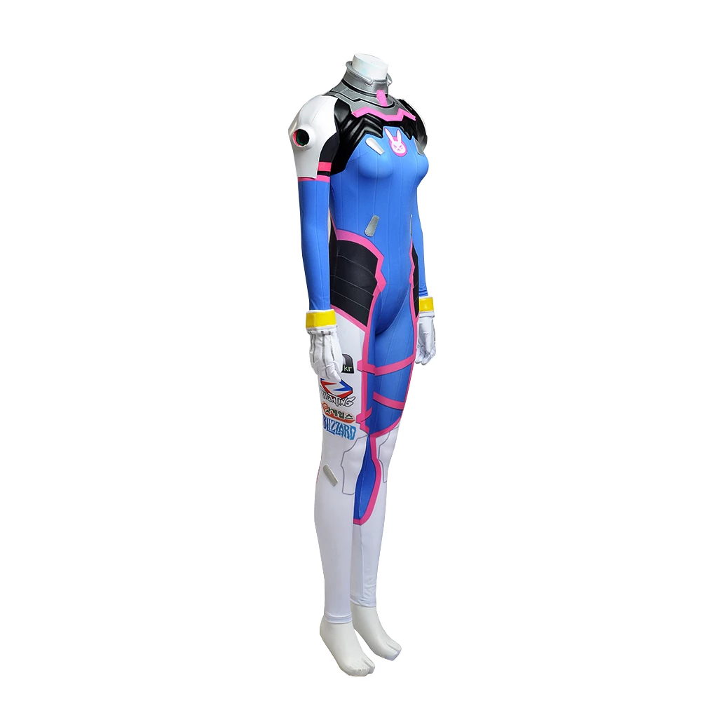 Deluxe Overwatch D.VA Jumpsuit Cosplay Costume 4 Deluxe Overwatch D.VA Jumpsuit Cosplay Costume - Image 2
