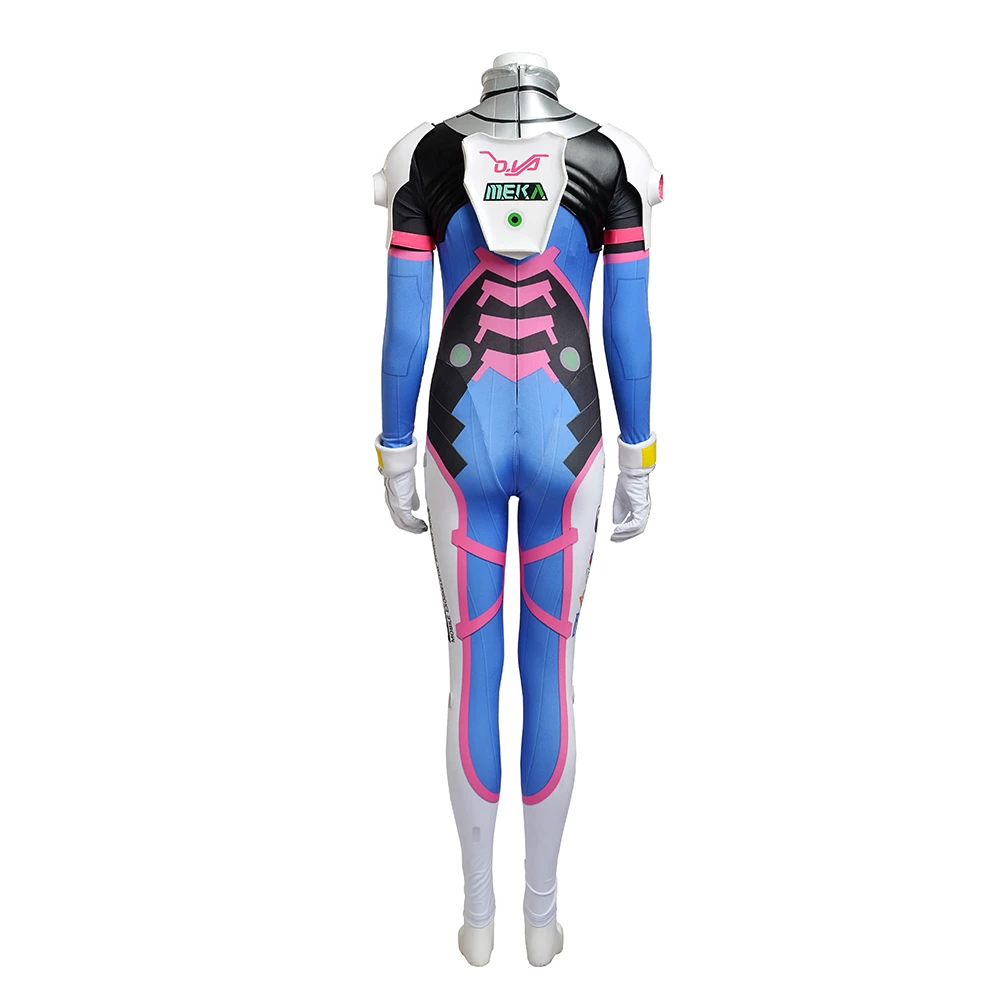 Deluxe Overwatch D.VA Jumpsuit Cosplay Costume 7 Deluxe Overwatch D.VA Jumpsuit Cosplay Costume - Image 5