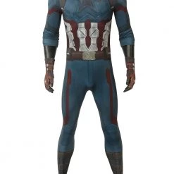 Avengers: Infinity War Captain America Jumpsuit Cosplay Costume