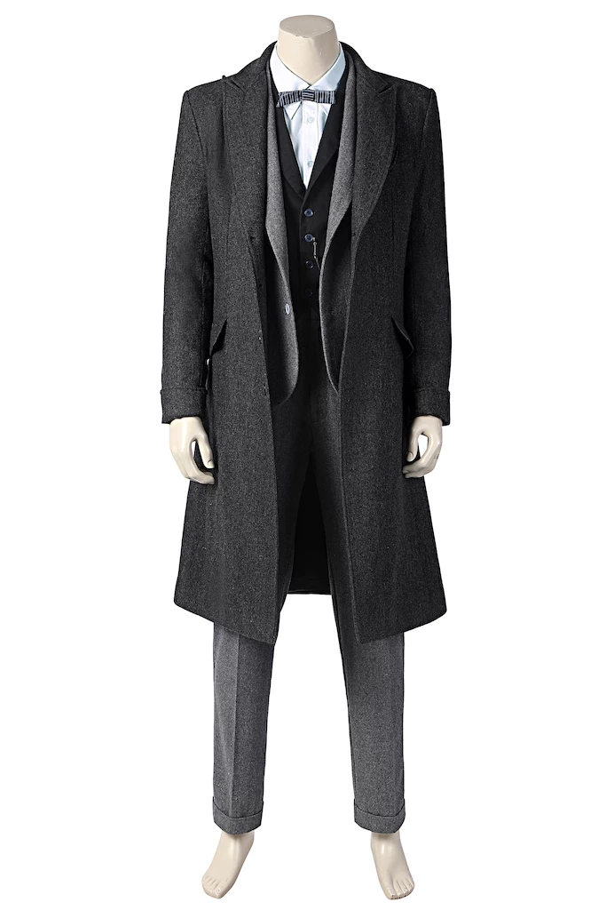 Fantastic Beasts: The Secrets Of Dumbledore Newt Scamander Cosplay Costume 3 Fantastic Beasts: The Secrets Of Dumbledore Newt Scamander Cosplay Costume