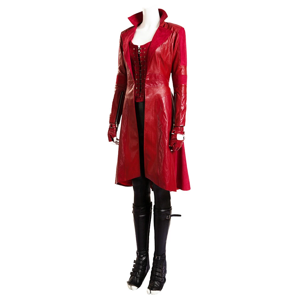 Captain America: Civil War Wanda Maximoff Scarlet Witch Cosplay Costume 4 Captain America: Civil War Wanda Maximoff Scarlet Witch Cosplay Costume - Image 2