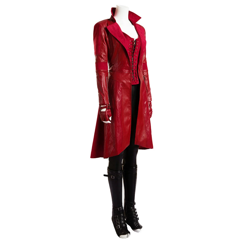 Captain America: Civil War Wanda Maximoff Scarlet Witch Cosplay Costume 5 Captain America: Civil War Wanda Maximoff Scarlet Witch Cosplay Costume - Image 3