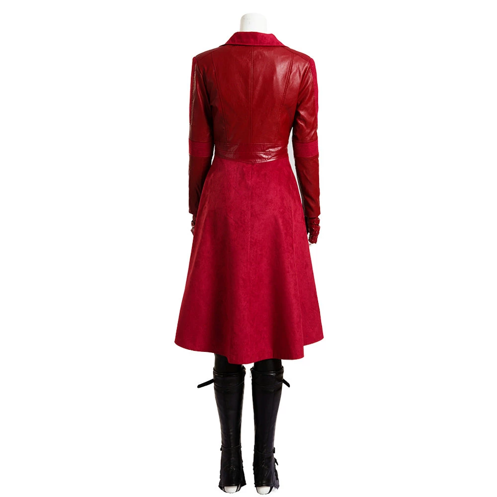 Captain America: Civil War Wanda Maximoff Scarlet Witch Cosplay Costume 7 Captain America: Civil War Wanda Maximoff Scarlet Witch Cosplay Costume - Image 5
