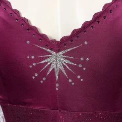 Frozen 2 Princess Elsa Red Dress Cosplay Costume -Game Costumes Sales COS 002 06 76