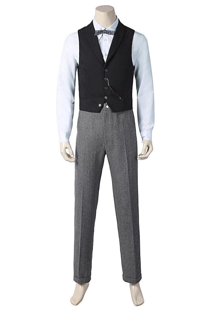 Fantastic Beasts: The Secrets Of Dumbledore Newt Scamander Cosplay Costume 10 Fantastic Beasts: The Secrets Of Dumbledore Newt Scamander Cosplay Costume - Image 8