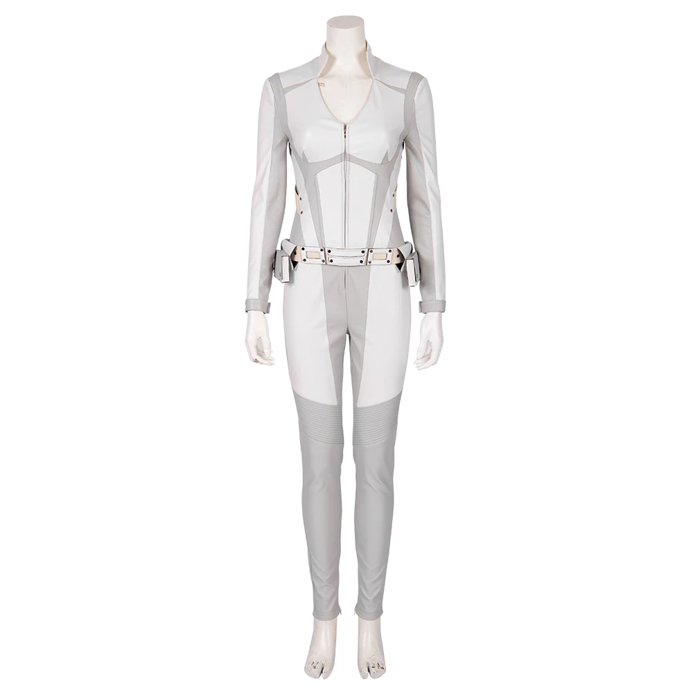 DC's Legends Of Tomorrow Sara Lance White Canary Cosplay Costume 3 DC's Legends Of Tomorrow Sara Lance White Canary Cosplay Costume