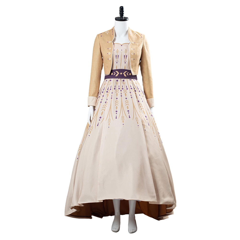 Frozen 2 Anna Dress Cosplay Costume 4 Frozen 2 Anna Dress Cosplay Costume - Image 2