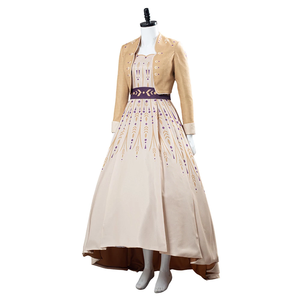 Frozen 2 Anna Dress Cosplay Costume 5 Frozen 2 Anna Dress Cosplay Costume - Image 3