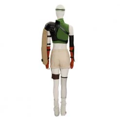 Final Fantasy VII Yuffie Kisaragi Cosplay Costume With Cape -Game Costumes Sales COS 003 09 43
