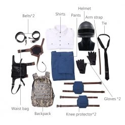 PlayerUnknown's Battlegrounds Battle Suit Cosplay Costume -Game Costumes Sales COS 003 12 3