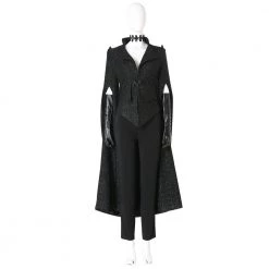 2021 Movie Disney's Cruella Cruella De Vil Black Suit Cosplay Costume