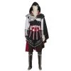 Assassin's Creed II Ezio Auditore Da Firenze Black Edition Cosplay Costume Version 2 -Game Costumes Sales COS 004 01 54
