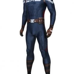 Captain America: The Winter Soldier Steve Rogers Captain America Jumpsuit Cosplay Costume -Game Costumes Sales COS 004 02 151