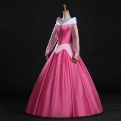 Disney Sleeping Beauty Princess Aurora Pink Dress Cosplay CostumeWith Cape 9 Disney Sleeping Beauty Princess Aurora Pink Dress Cosplay CostumeWith Cape -Game Costumes Sales COS 004 03 18