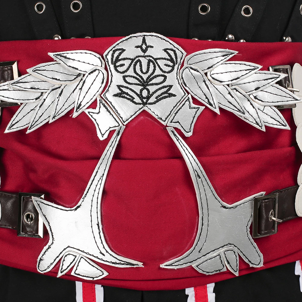 Assassin's Creed II Ezio Auditore Da Firenze Black Edition Cosplay Costume Version 2 17 Assassin's Creed II Ezio Auditore Da Firenze Black Edition Cosplay Costume Version 2 - Image 15