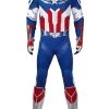 The Falcon And The Winter Soldier Sam Wilson Captain America Cosplay Costume