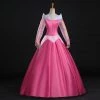 Disney Sleeping Beauty Princess Aurora Pink Dress Cosplay Costume -Game Costumes Sales COS 005 01 25