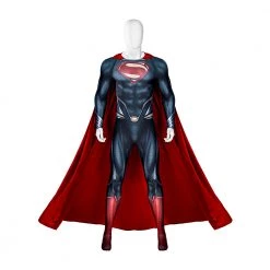 Man Of Steel Superman Clark Kent Jumpsuit Cosplay Costume -Game Costumes Sales COS 005 01 284 1