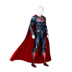 Man Of Steel Superman Clark Kent Jumpsuit Cosplay Costume -Game Costumes Sales COS 005 02 242