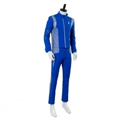 Star Trek: Discovery Lt. Saru Blue Uniform Cosplay Costume -Game Costumes Sales COS 005 02 88