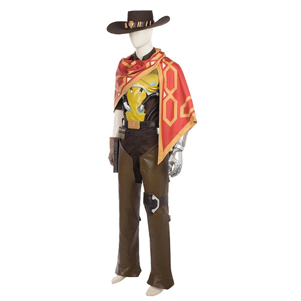 Overwatch McCree Cosplay Costume Version 2 4 Overwatch McCree Cosplay Costume Version 2 - Image 2
