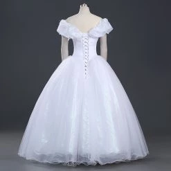Deluxe Cinderella White Dress Cosplay -Game Costumes Sales COS 005 03 1