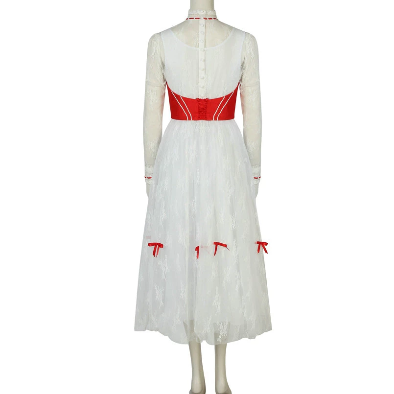 Mary Poppins Mary Poppins Dress Cosplay Costume 5 Mary Poppins Mary Poppins Dress Cosplay Costume - Image 3
