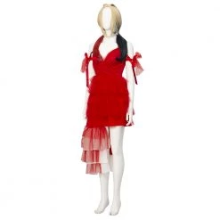 2021 TV The Suicide Squad Harley Quinn Red Dress Cosplay Costume Version 3 -Game Costumes Sales COS 005 03 195