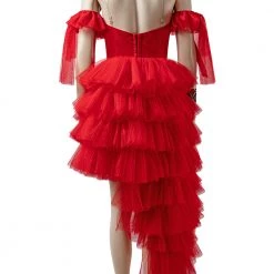 2021 TV The Suicide Squad Harley Quinn Red Dress Cosplay Costume Version 2 -Game Costumes Sales COS 005 04 110
