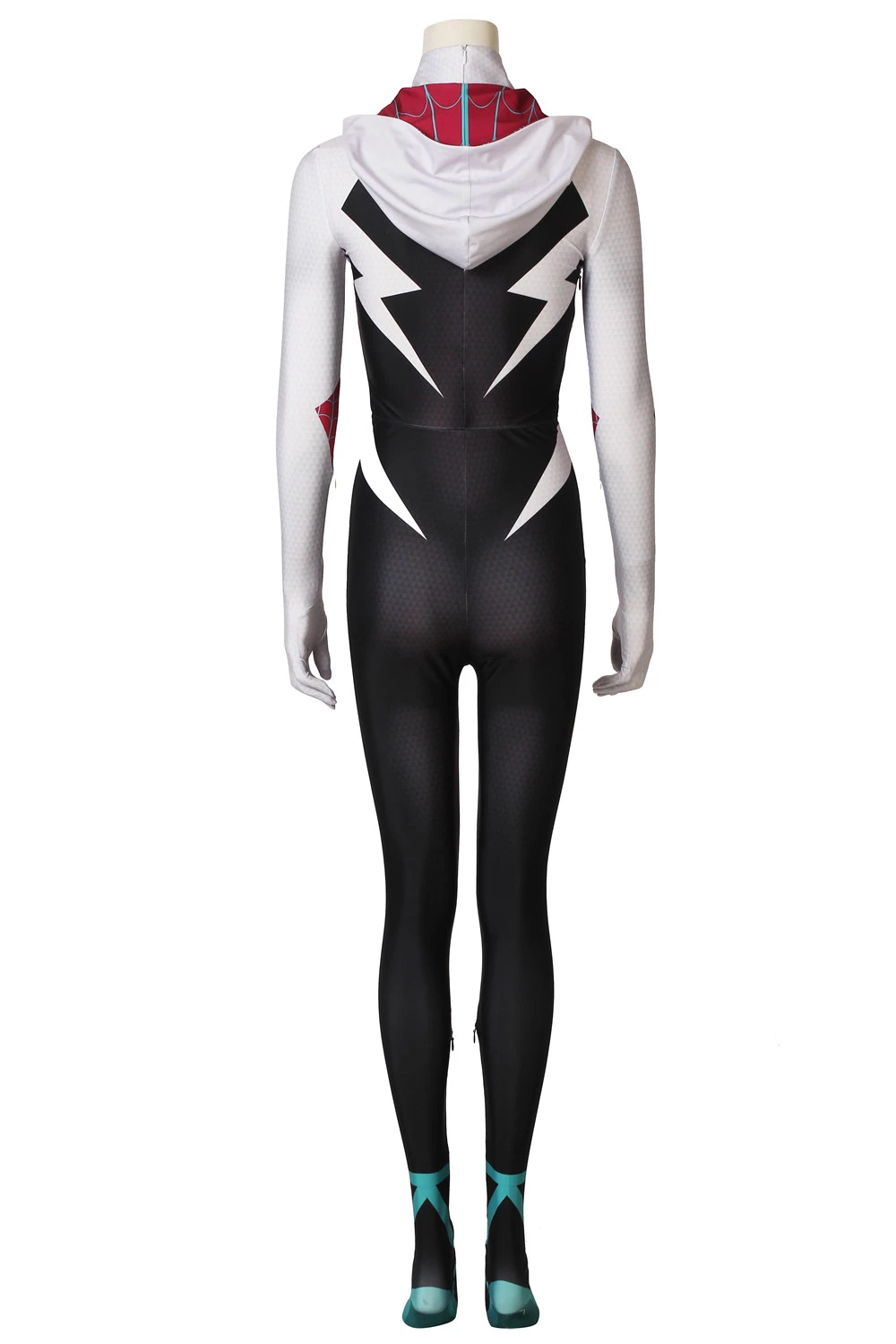 Spider-Man: Into The Spider-Verse Gwen Stacy / Spider-Gwen Cosplay Costume 7 Spider-Man: Into The Spider-Verse Gwen Stacy / Spider-Gwen Cosplay Costume - Image 5