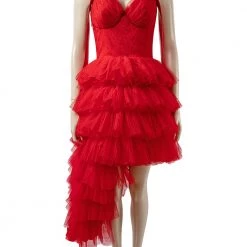 2021 TV The Suicide Squad Harley Quinn Red Dress Cosplay Costume Version 2 -Game Costumes Sales COS 005 05 84