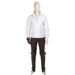 Assassin's Creed II Ezio Auditore Da Firenze White Edition Cosplay Costume Version 2 -Game Costumes Sales COS 005 06 18