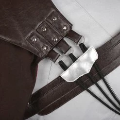 Assassin's Creed II Ezio Auditore Da Firenze White Edition Cosplay Costume Version 2 -Game Costumes Sales COS 005 08 5