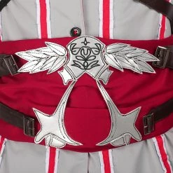 Assassin's Creed II Ezio Auditore Da Firenze White Edition Cosplay Costume Version 2 -Game Costumes Sales COS 005 11