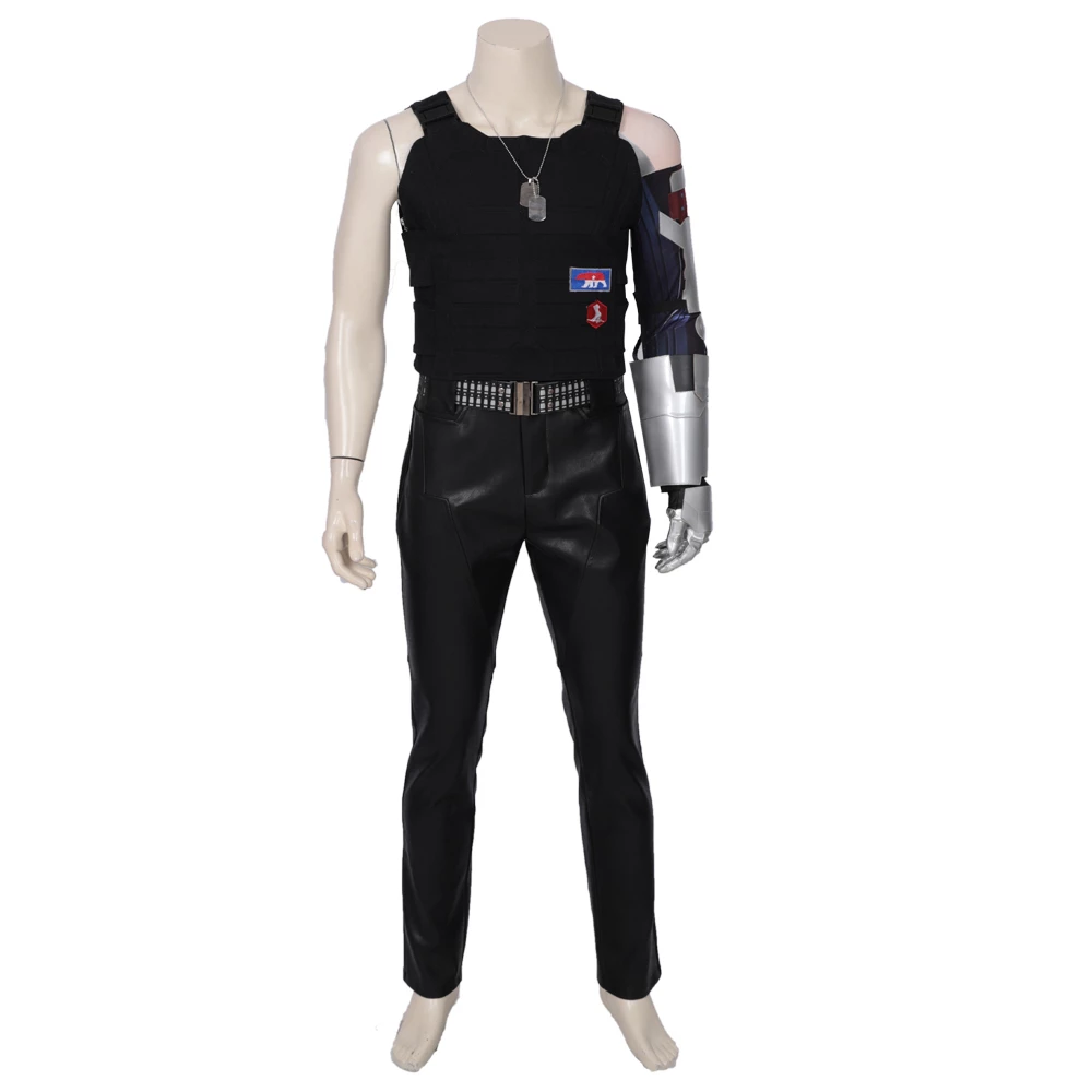 Cyberpunk 2077 Johnny Silverhand Keanu Reeves Cosplay Costume Version 2 4 Cyberpunk 2077 Johnny Silverhand Keanu Reeves Cosplay Costume Version 2 - Image 2