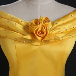 Disney Deluxe Beauty And The Beast Belle Dress Cosplay Costume -Game Costumes Sales COS 006 03 17