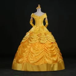 Disney Deluxe Beauty And The Beast Belle Dress Cosplay Costume -Game Costumes Sales COS 006 04 12