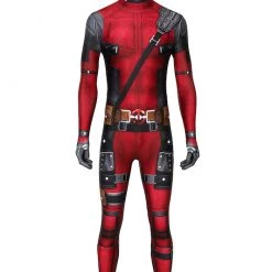 Moive Deadpool Wade Wilson Jumpsuit Cosplay Costume