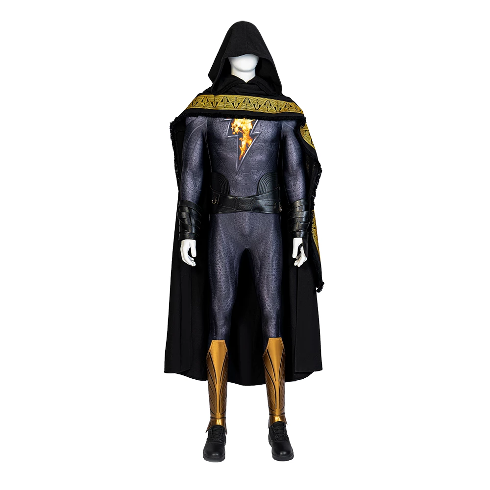 2022 Movie Black Adam Dwayne Johnson Cosplay Costume 3 2022 Movie Black Adam Dwayne Johnson Cosplay Costume