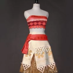 Disney Movie Moana (Auli'i Cravalho) Cosplay Costume - Version Two