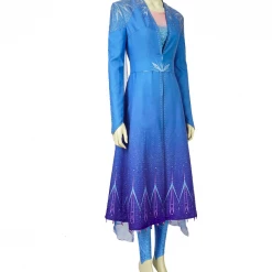 Frozen 2 Princess Elsa Dress Cosplay Costume -Game Costumes Sales COS 007 02 140