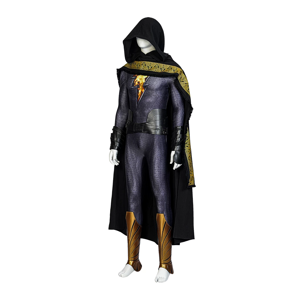 2022 Movie Black Adam Dwayne Johnson Cosplay Costume 6 2022 Movie Black Adam Dwayne Johnson Cosplay Costume - Image 4