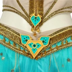 2019 Movie Aladdin Princess Jasmine Green Suit Cosplay Costume -Game Costumes Sales COS 007 05 68