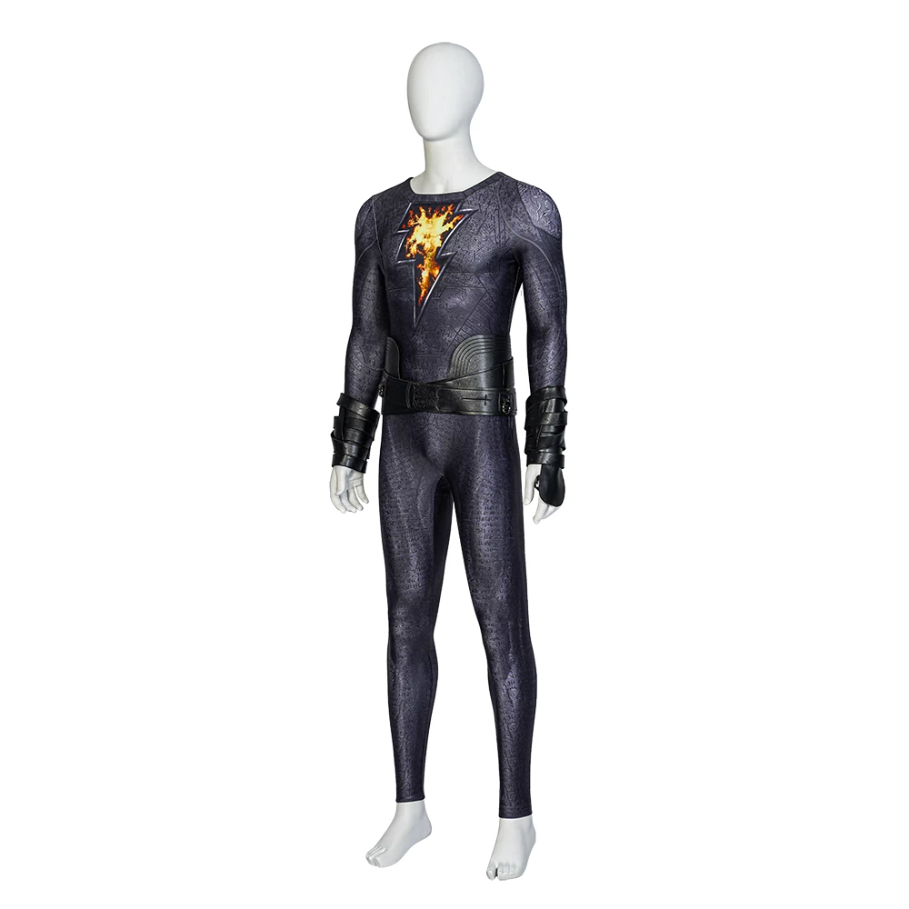 2022 Movie Black Adam Dwayne Johnson Cosplay Costume 9 2022 Movie Black Adam Dwayne Johnson Cosplay Costume - Image 7