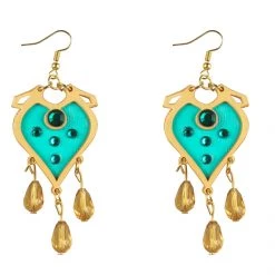 2019 Movie Aladdin Princess Jasmine Green Suit Cosplay Costume -Game Costumes Sales COS 007 10 8