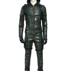Arrow Season 5 Oliver Suit Cosplay CostumeWith Boots