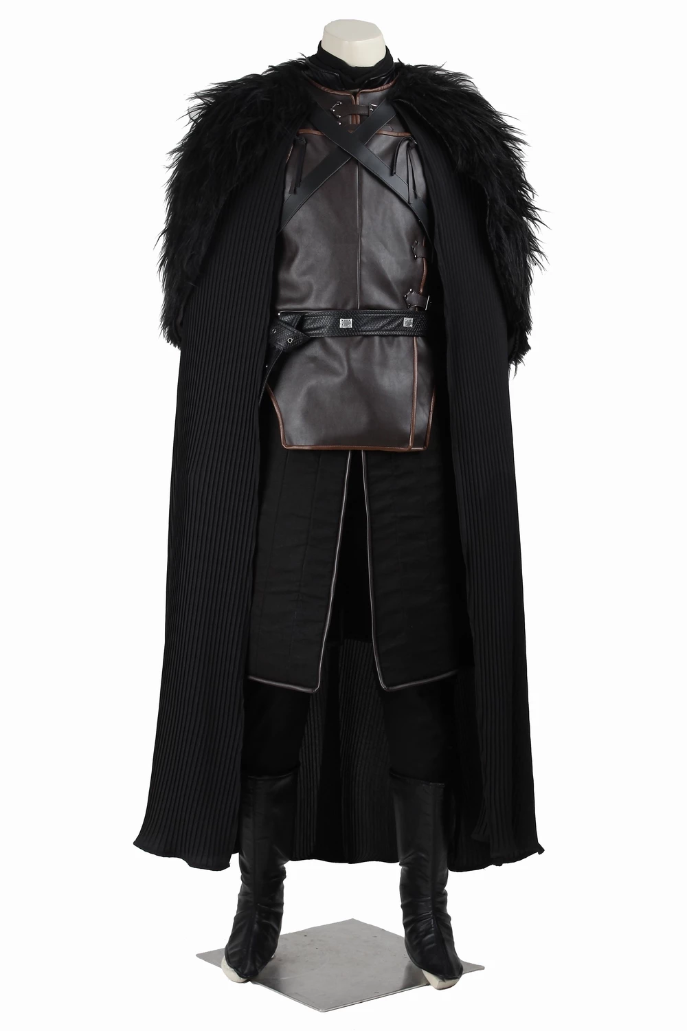 Deluxe Game Of Thrones Jon Snow Cosplay Costume 3 Deluxe Game Of Thrones Jon Snow Cosplay Costume
